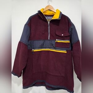 Vintage Men's BOSS Survival Gear Streetwear Fleece Gorp Jacket Size XL
